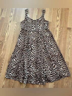 Torrid leopard fit and flare dress